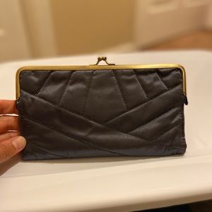 Gray clutch/wallet